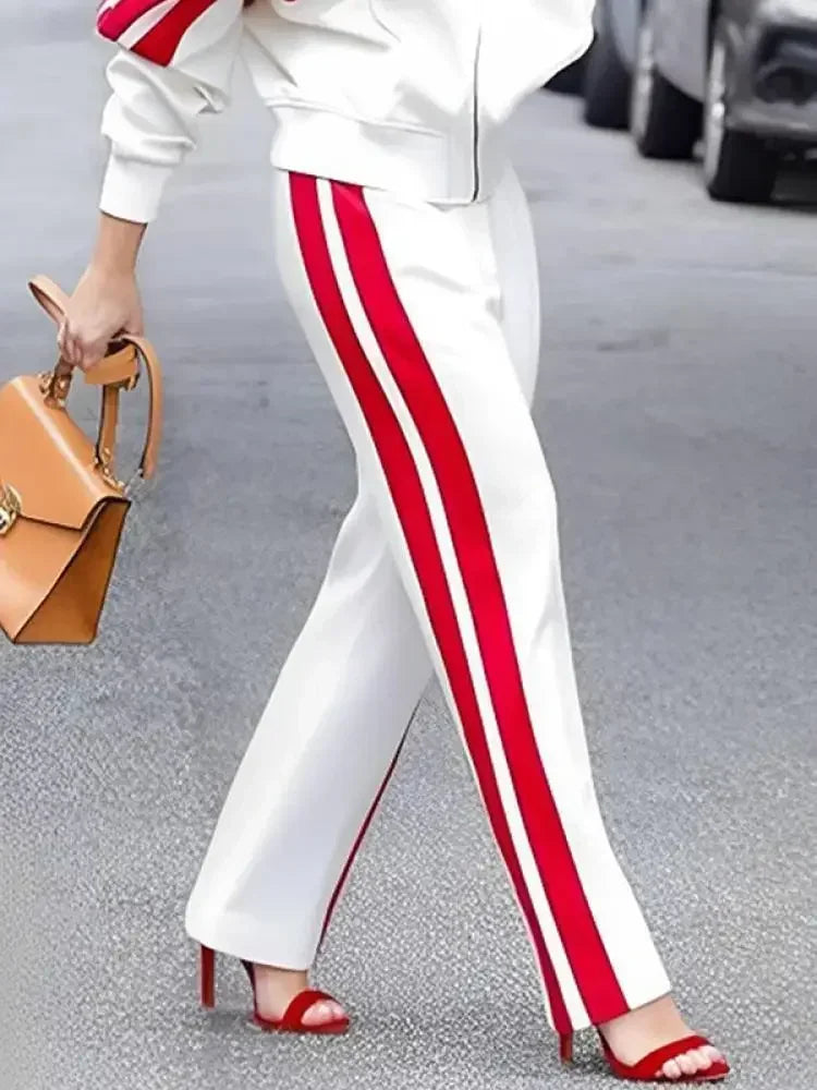 Side-Striped Pant Sets