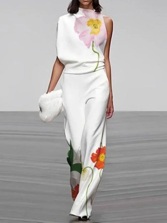Vintage Floral Printed Suit Separates - Fashion Connection 