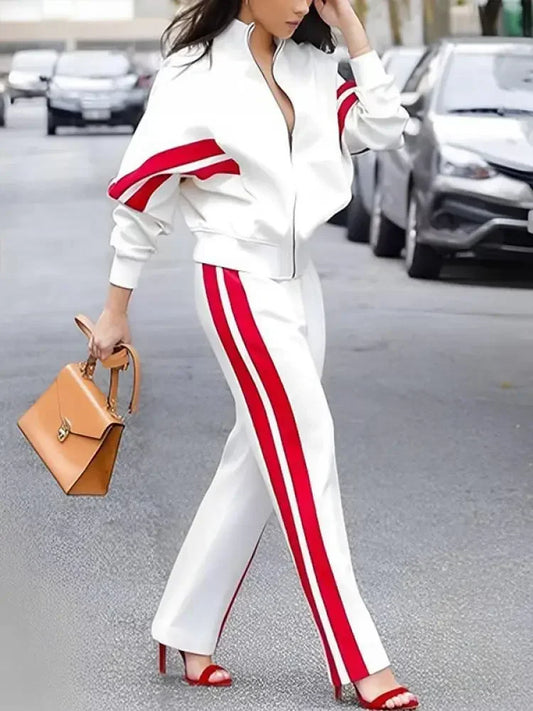 Side-Striped Pant Sets
